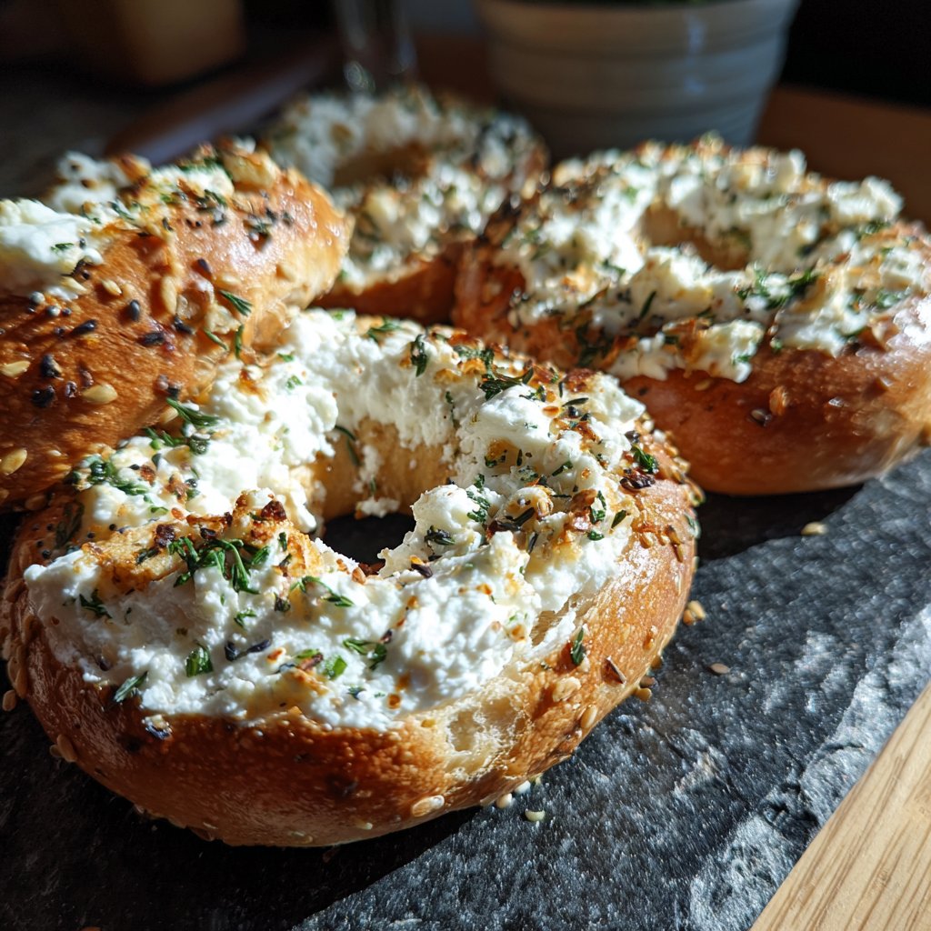 Protein Bagels With Greek Yogurt Air Fryer