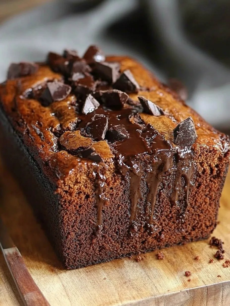 Rich Chocolate Banana Bread