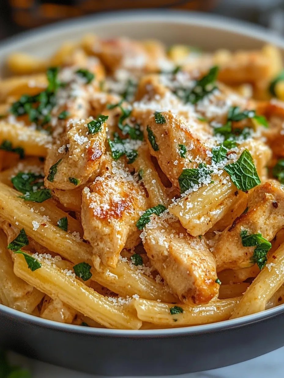 Easy Garlic Parmesan Chicken Pasta Recipe for a Healthy Dinner