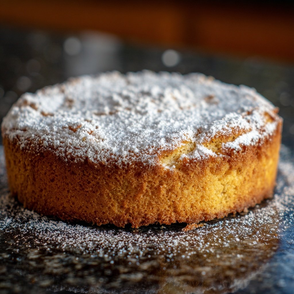 Soft Vanilla Almond Tea Cake