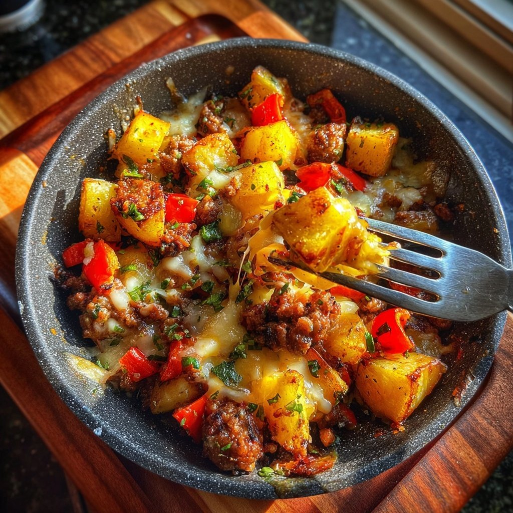 Hamburger Meat And Potato Hash
