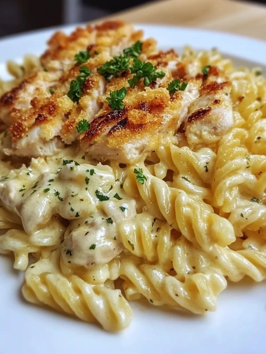 Creamy Garlic Parmesan Chicken Pasta