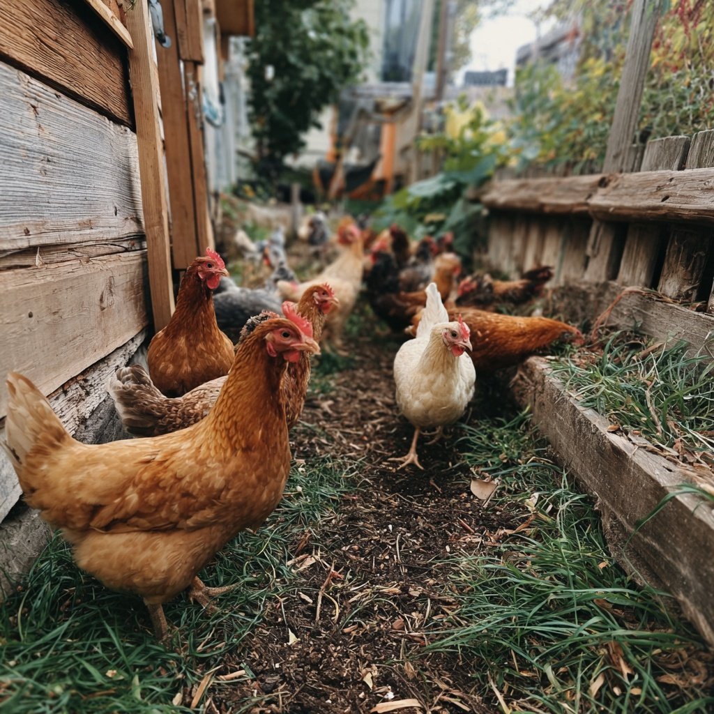 Small Backyard Chicken Run Plan