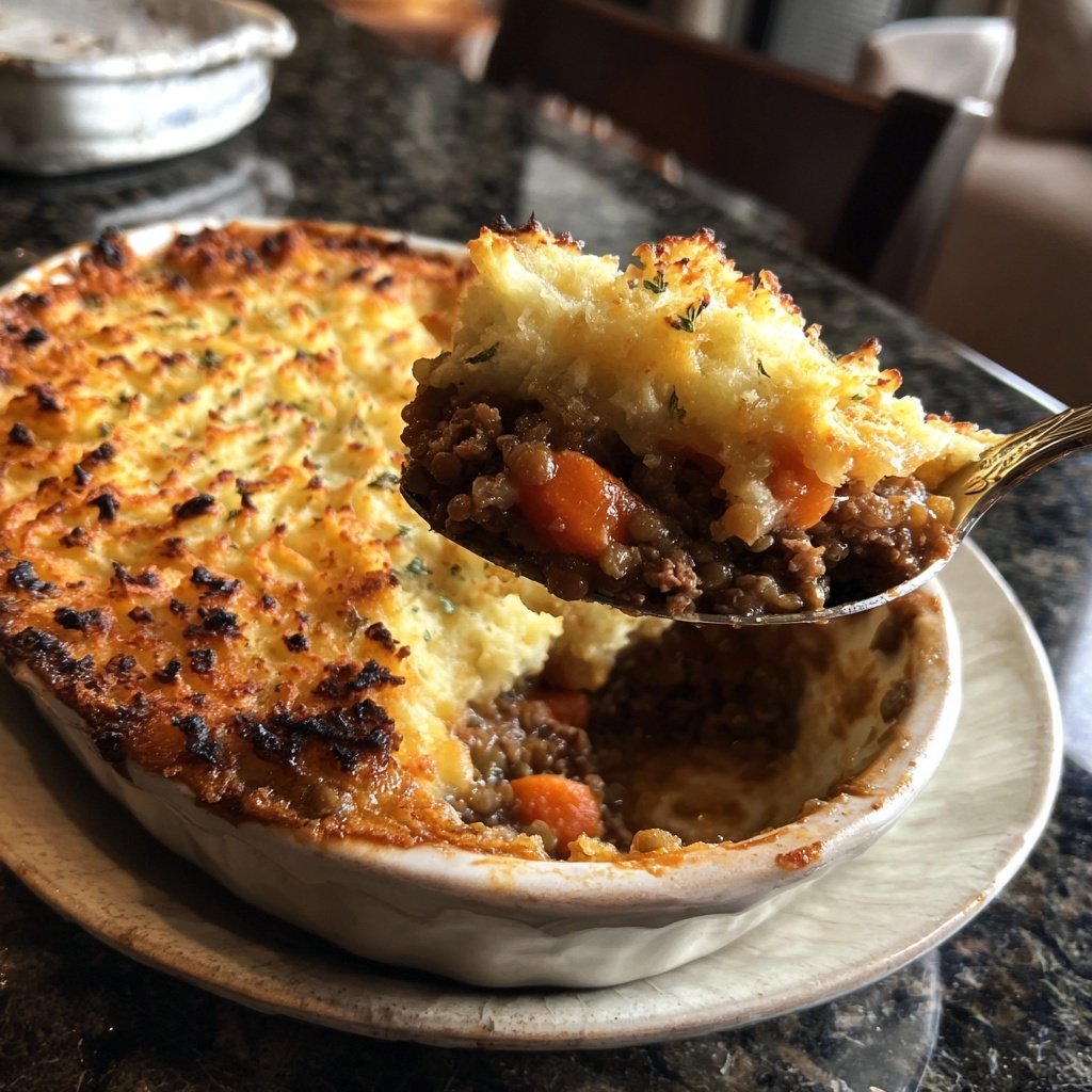 Beef And Lentil Shepherds Pie
