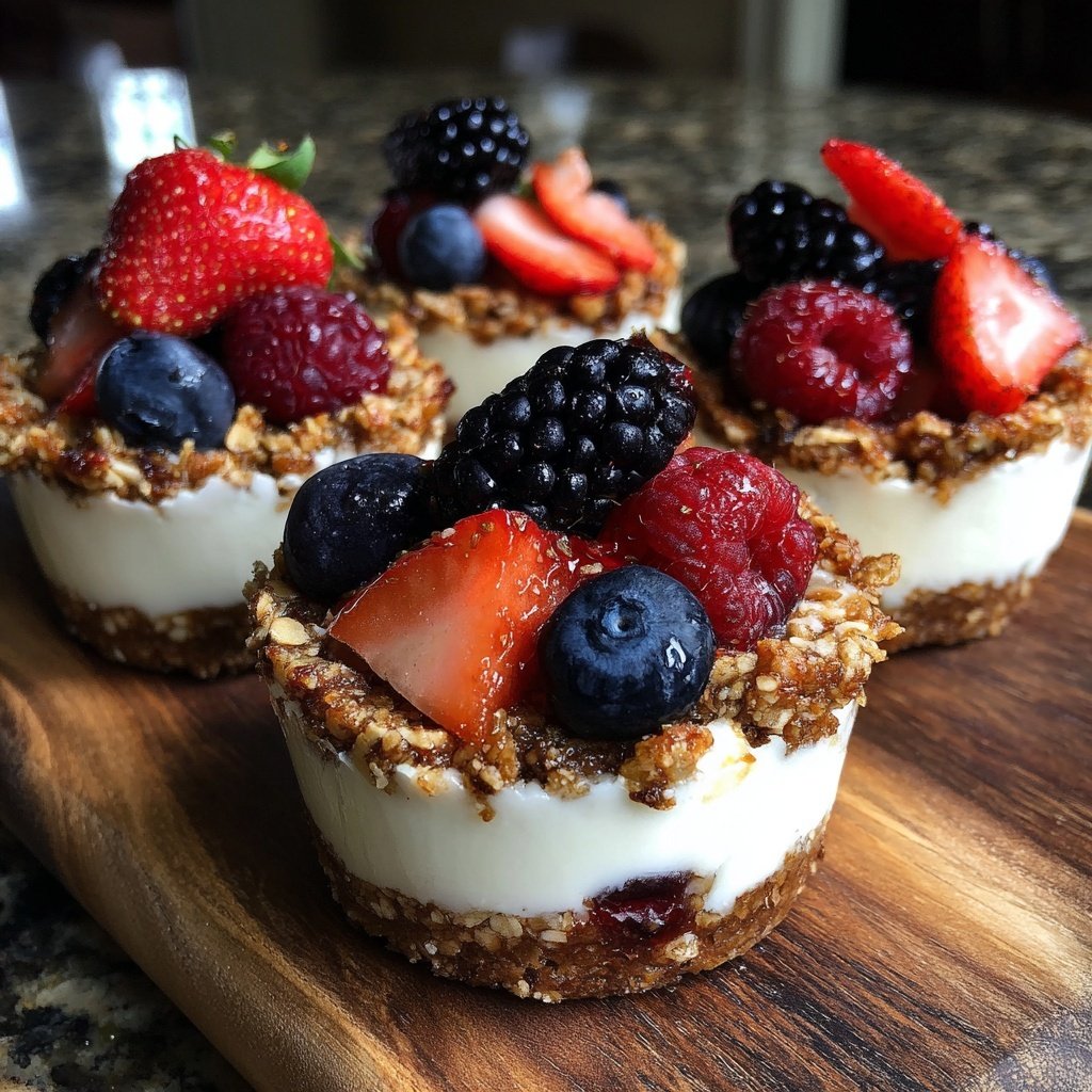 Berry Yogurt Breakfast Cups