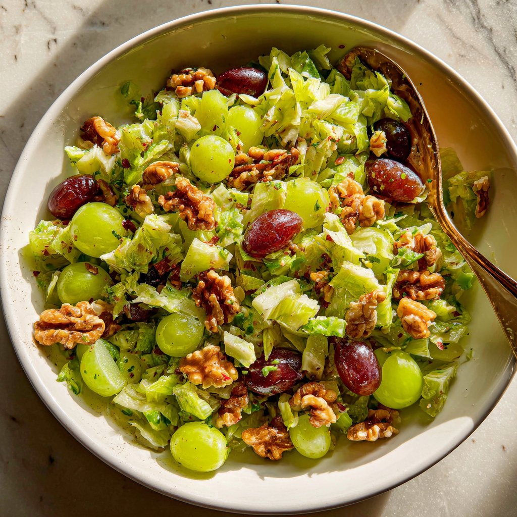 Celery Salad With Grapes And Walnuts