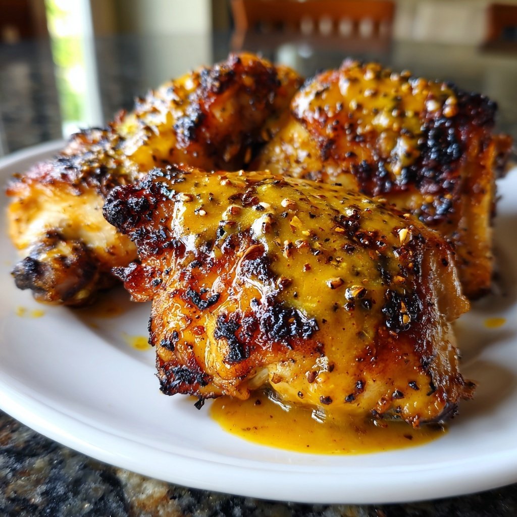 Honey Mustard Chicken Thighs