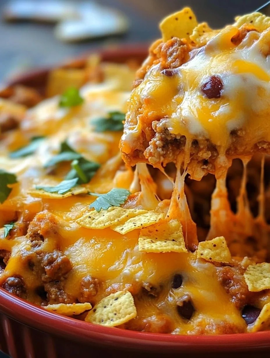 Cheesy Dorito Casserole in 30 Minutes!