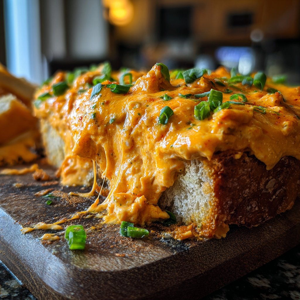 Spicy Buffalo Chicken Dip Appetizer