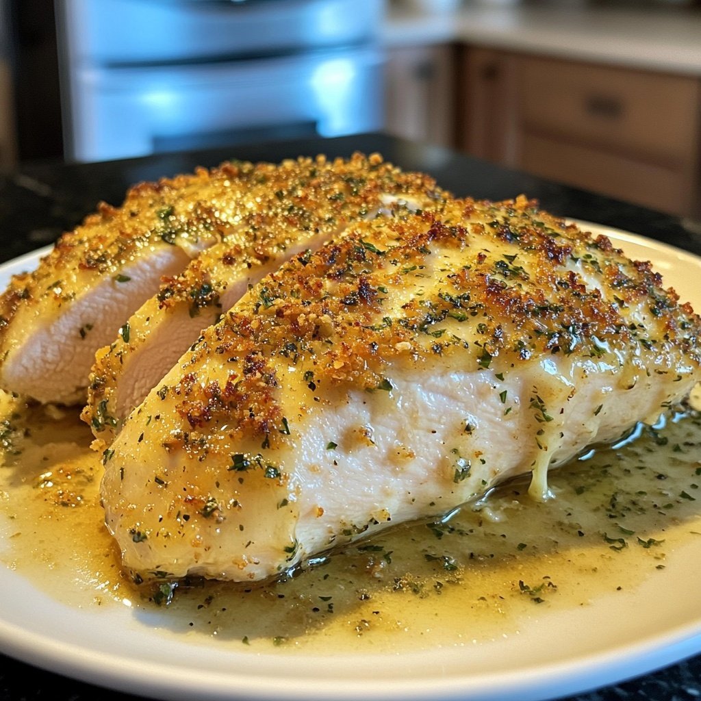 Baked Chicken Breast with Garlic Butter