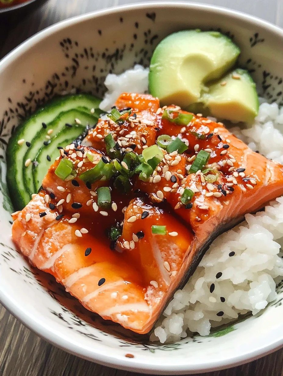 Baked Salmon Sushi Bowl