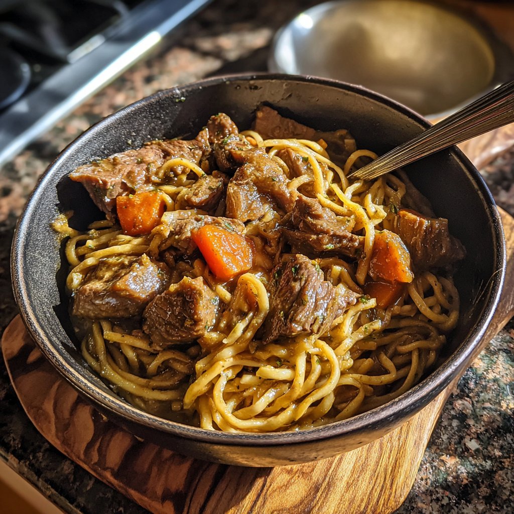 Comfort Food Beef And Noodles