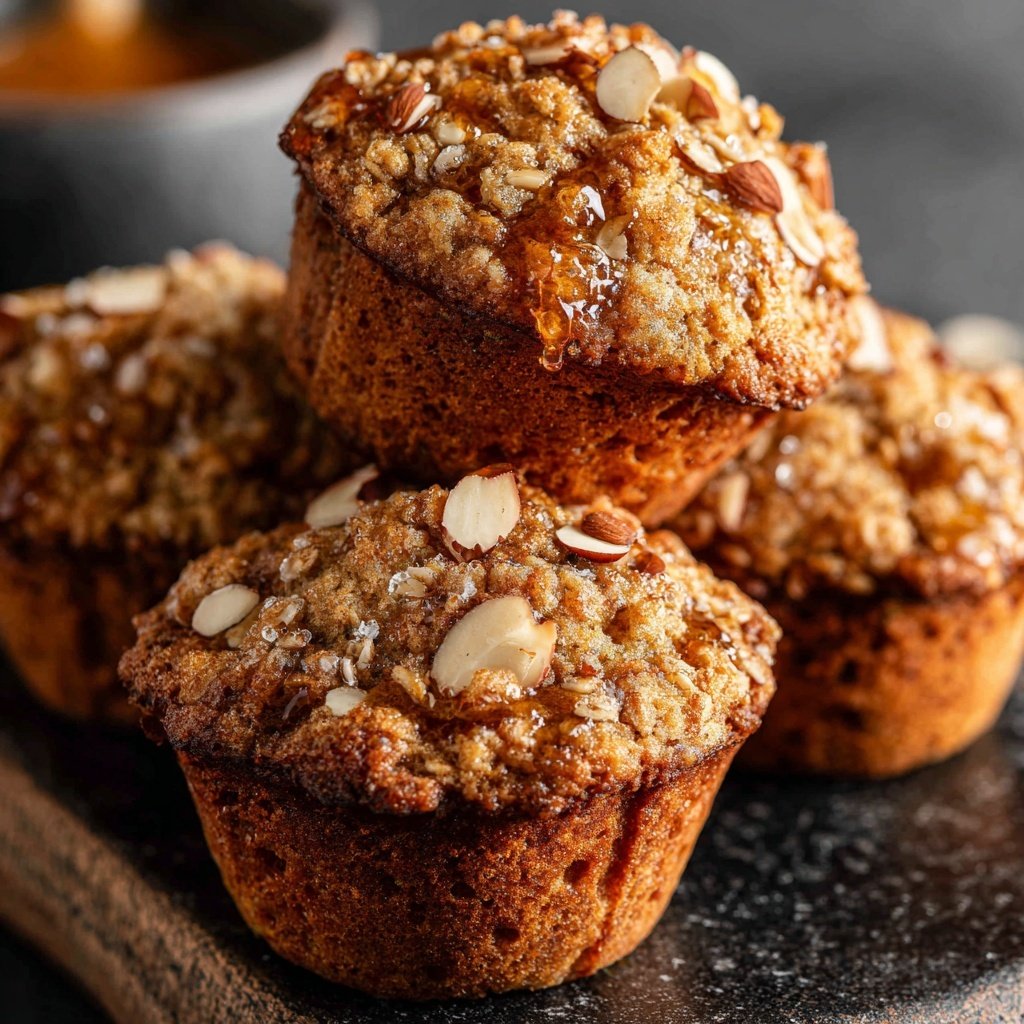 Healthy Oatmeal Muffins With Honey