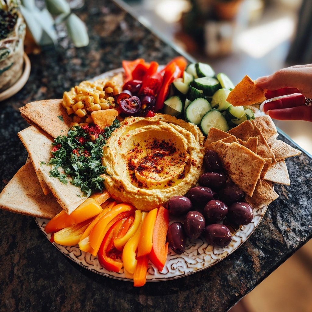 Romantic Mezze Plate for Two