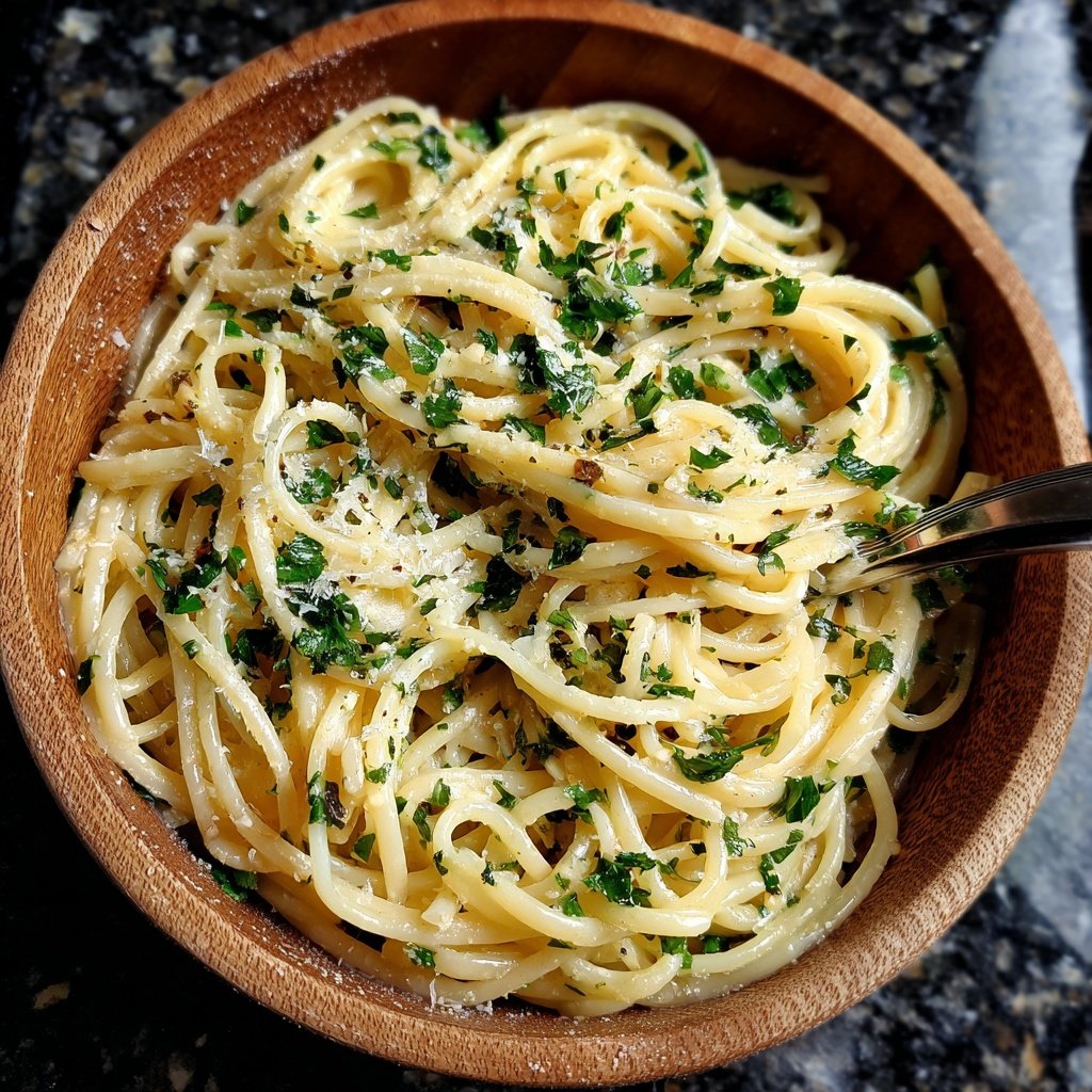 Quick & Easy 15-Minute Garlic Pasta