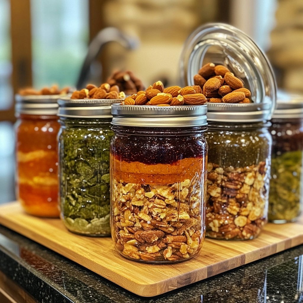 Christmas Food Gift Ideas in Mason Jars